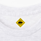 SlipperyJoe's beer kruising teken beer silhouet w Labels (Aangebracht)