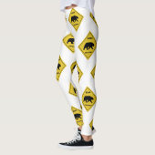 SlipperyJoe's beer kruising teken beer silhouet w Leggings (Links)