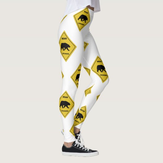 SlipperyJoe's beer kruising teken beer silhouet w Leggings (Rechts)