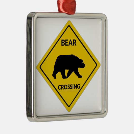 SlipperyJoe's beer kruising teken beer silhouet w Metalen Ornament (Rechts)