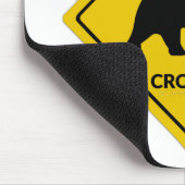 SlipperyJoe's beer kruising teken beer silhouet w Muismat (Hoek)