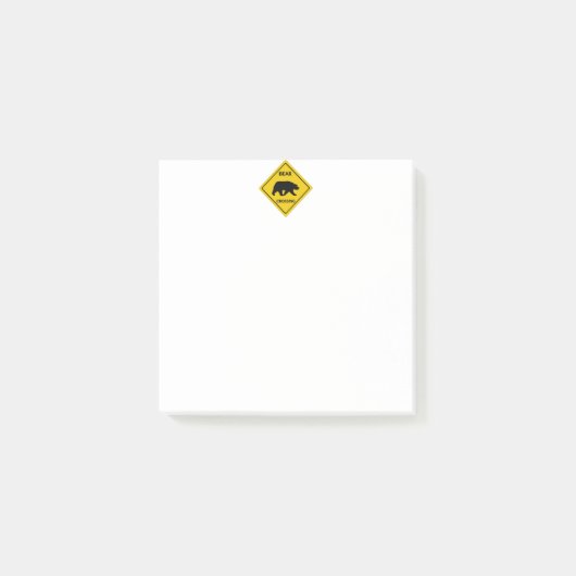 SlipperyJoe's beer kruising teken beer silhouet w Post-it® Notes (Voorkant)