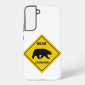 SlipperyJoe's beer kruising teken beer silhouet w Samsung Galaxy Hoesje (Achterkant)