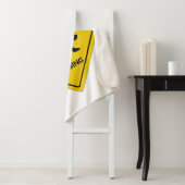 SlipperyJoe's beer kruising teken beer silhouet w Sherpa Deken (In situ)