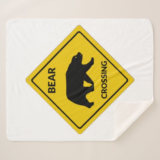 SlipperyJoe's beer kruising teken beer silhouet w Sherpa Deken (Voorkant (horizontaal))