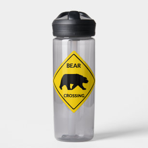 SlipperyJoe's beer kruising teken beer silhouet w Waterfles