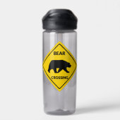 SlipperyJoe's beer kruising teken beer silhouet w Waterfles (Achterkant)