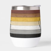 SlipperyJoe's Beer Pride flag houten vloer textuur (Links)