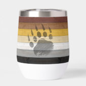 SlipperyJoe's Beer Pride flag houten vloer textuur (Achterkant)