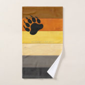 SlipperyJoe's Beer Pride flag houten vloer textuur Bad Handdoek (Handdoek)