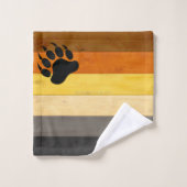 SlipperyJoe's Beer Pride flag houten vloer textuur Bad Handdoek (Wasdoekje)
