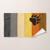 SlipperyJoe's Beer Pride flag houten vloer textuur Bad Handdoek (Handdoek)