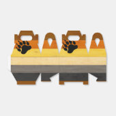 SlipperyJoe's Beer Pride flag houten vloer textuur Bedankdoosjes (Uitgevouwen)