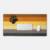 SlipperyJoe's Beer Pride flag houten vloer textuur Bureaumat (Keyboard & Muis)