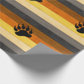 SlipperyJoe's Beer Pride flag houten vloer textuur Cadeaupapier (Hoek)