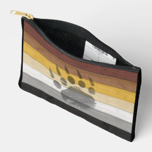 SlipperyJoe's Beer Pride flag houten vloer textuur Etui