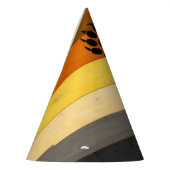 SlipperyJoe's Beer Pride flag houten vloer textuur Feesthoedjes (Links)