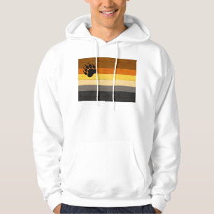 SlipperyJoe's Beer Pride flag houten vloer textuur Hoodie