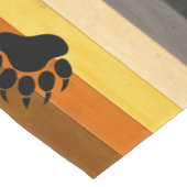 SlipperyJoe's Beer Pride flag houten vloer textuur Korte Tafelloper (Hoek)