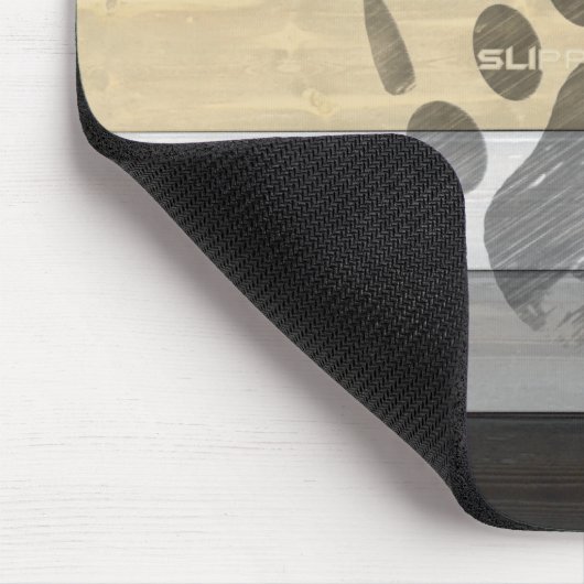 SlipperyJoe's Beer Pride flag houten vloer textuur Muismat (Hoek)