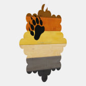 SlipperyJoe's Beer Pride flag houten vloer textuur Ornament Kaart (Rechts)