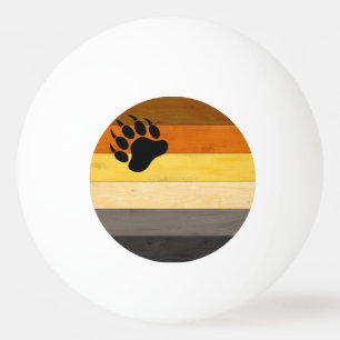 SlipperyJoe's Beer Pride flag houten vloer textuur Pingpongbal