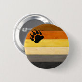 SlipperyJoe's Beer Pride flag houten vloer textuur Ronde Button 5,7 Cm (Voorkant /achterkant)