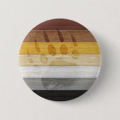 SlipperyJoe's Beer Pride flag houten vloer textuur Ronde Button 5,7 Cm (Voorkant)