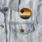 SlipperyJoe's Beer Pride flag houten vloer textuur Ronde Button 5,7 Cm (In situ)