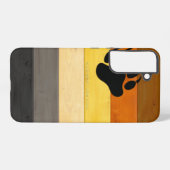 SlipperyJoe's Beer Pride flag houten vloer textuur Samsung Galaxy Hoesje (Achterkant horizontaal)