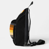 SlipperyJoe's Beer Pride flag houten vloer textuur Sling Bag (Rechts)