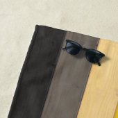 SlipperyJoe's Beer Pride flag houten vloer textuur Strandlaken (In situ)