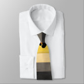 SlipperyJoe's Beer Pride flag houten vloer textuur Stropdas (Gebonden)