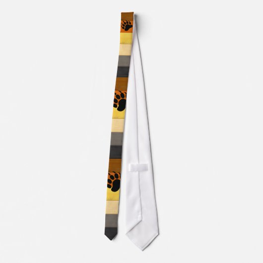 SlipperyJoe's Beer Pride flag houten vloer textuur Stropdas (Achterkant)