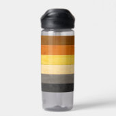 SlipperyJoe's Beer Pride flag houten vloer textuur Waterfles (Achterkant)