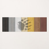 SlipperyJoe's Beer Pride flag houten vloer textuur Yogamat (Achterkant (horizontaal))