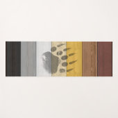 SlipperyJoe's Beer Pride flag houten vloer textuur Yogamat (Voorkant (horizontaal))