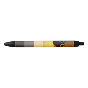 SlipperyJoe's Beer Pride flag houten vloer textuur Zwarte Inkt Pen
