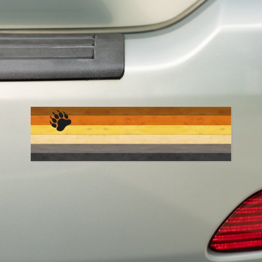 SlipperyJoe's Beer Pride vlag houten broederschap Bumpersticker (Op auto)