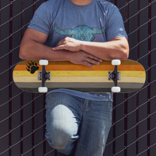 SlipperyJoe's Beer Pride vlag houten broederschap  Persoonlijk Skateboard (Buiten 3)