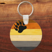 SlipperyJoe's Beer Pride vlag houten broederschap  Sleutelhanger (Voorkant)