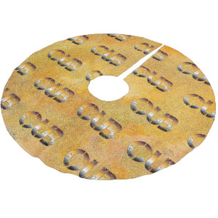 SlipperyJoe's beer zegt goudbruin-wit Kerstboom Rok