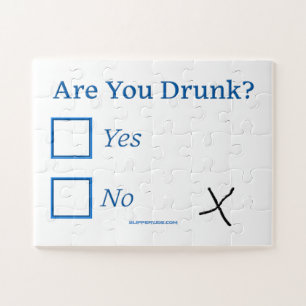 SlipperyJoe's ben je dronken humoristisch licht sa Legpuzzel