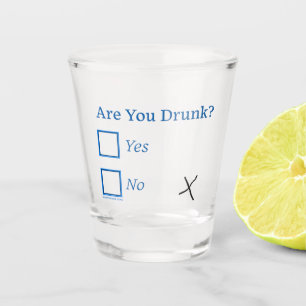 SlipperyJoe's ben je dronken humoristisch licht sa Shot Glas