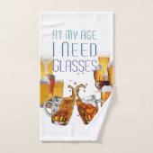 SlipperyJoe's bierglazen pilsner glazen steins Bad Handdoek (Handdoek)