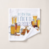 SlipperyJoe's bierglazen pilsner glazen steins Bad Handdoek (Wasdoekje)