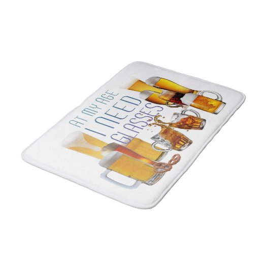 SlipperyJoe's bierglazen pilsner glazen steins Badmat (Gekanteld)