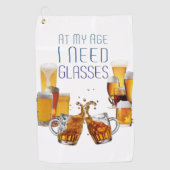 SlipperyJoe's bierglazen pilsner glazen steins Golfhanddoek (Voorkant)