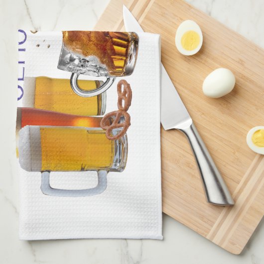 SlipperyJoe's bierglazen pilsner glazen steins Theedoek (Quarter Fold)