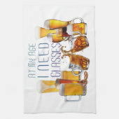 SlipperyJoe's bierglazen pilsner glazen steins Theedoek (Verticaal)